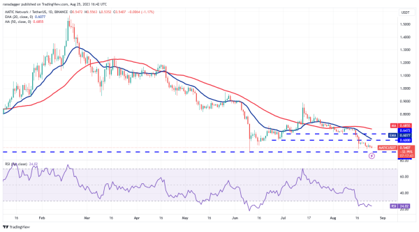 Price analysis 8/25: BTC, ETH, BNB, XRP, ADA, SOL, DOGE, DOT, MATIC, TON Price analysis 8/25: BTC, ETH, BNB, XRP, ADA, SOL, DOGE, DOT, MATIC, TON