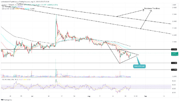 ADA Price Prediction: Bearish Pennant Points to 14% Downside Risk ADA Price Prediction: Bearish Pennant Points to 14% Downside Risk