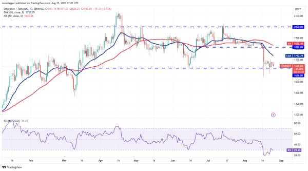 Price analysis 8/25: BTC, ETH, BNB, XRP, ADA, SOL, DOGE, DOT, MATIC, TON Price analysis 8/25: BTC, ETH, BNB, XRP, ADA, SOL, DOGE, DOT, MATIC, TON
