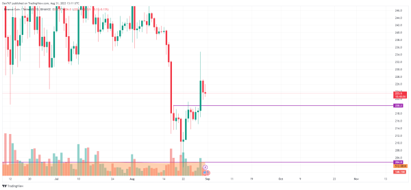 Binance Coin (BNB) Price Analysis for August 31