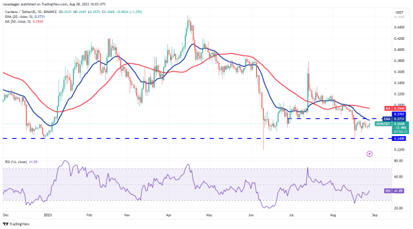 Price analysis 8/28: SPX, DXY, BTC, ETH, BNB, XRP, ADA, DOGE, SOL, DOT Price analysis 8/28: SPX, DXY, BTC, ETH, BNB, XRP, ADA, DOGE, SOL, DOT