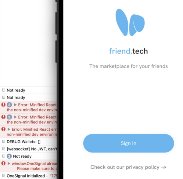 Friend.tech DApp Denies Doxxing 100,000 Users With Leaked Database Friend.tech DApp Denies Doxxing 100,000 Users With Leaked Database