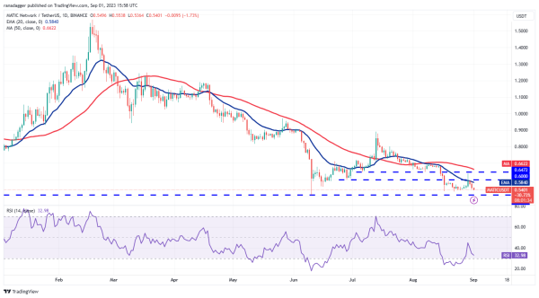 Price analysis 9/1: BTC, ETH, BNB, XRP, ADA, DOGE, SOL, TON, DOT, MATIC