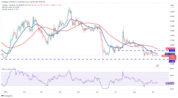 Price analysis 9/8: BTC, ETH, BNB, XRP, ADA, DOGE, SOL, TON, DOT, MATIC Price analysis 9/8: BTC, ETH, BNB, XRP, ADA, DOGE, SOL, TON, DOT, MATIC