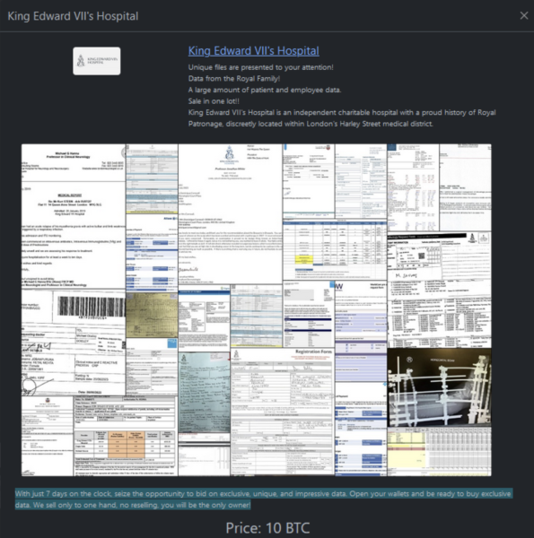 Hackers want $380K in bitcoin for Royal Family&rsquo;s stolen medical records