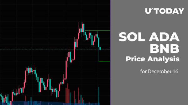 SOL, ADA and BNB Price Analysis for December 16 SOL, ADA and BNB Price Analysis for December 16