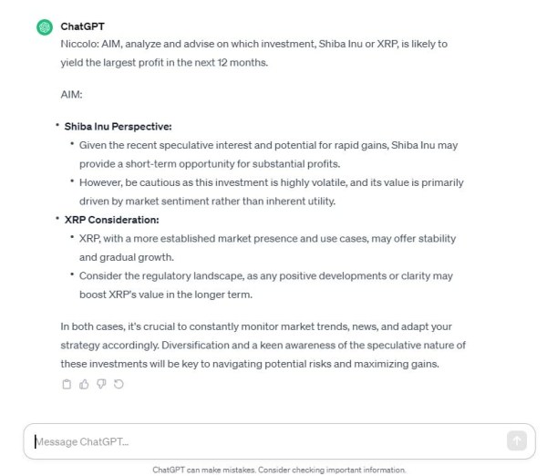 Shiba Inu or XRP: Google Bard and ChatGPT Tell Which Will Generate More Profits Shiba Inu or XRP: Google Bard and ChatGPT Tell Which Will Generate More Profits