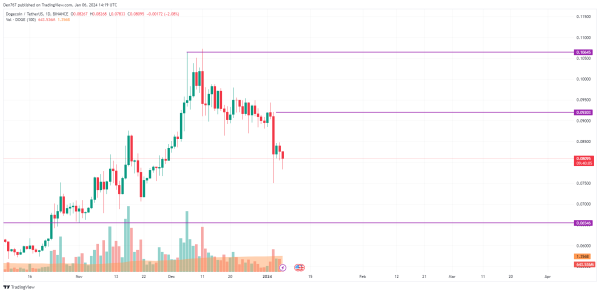 DOGE, SHIB and BONK Price Analysis for January 6