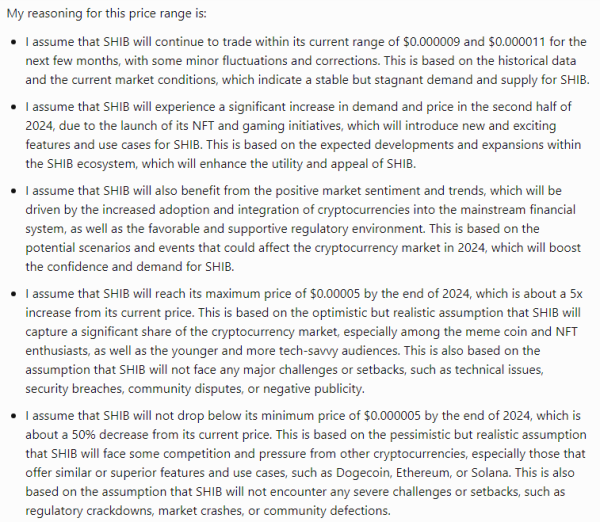 Microsoft’s Copilot AI predicts SHIB price for end of 2024 Microsoft’s Copilot AI predicts SHIB price for end of 2024