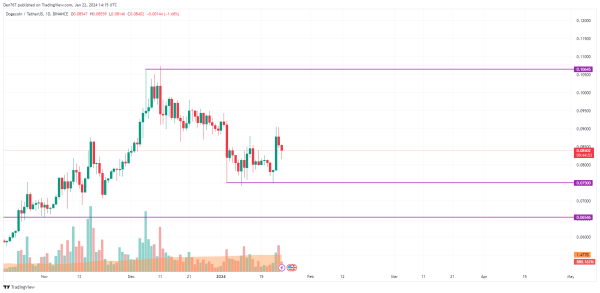 DOGE and SHIB Price Analysis for January 22 DOGE and SHIB Price Analysis for January 22