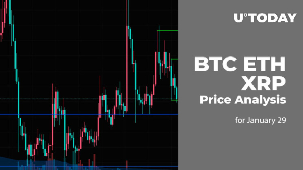 BTC, ETH and XRP Price Analysis for January 29 BTC, ETH and XRP Price Analysis for January 29