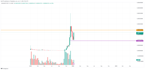 BONK Price Analysis for January 11 BONK Price Analysis for January 11