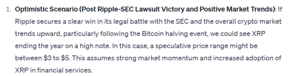 We asked ChatGPT what will be the XRP price in 2024; Here’s what it said We asked ChatGPT what will be the XRP price in 2024; Here’s what it said