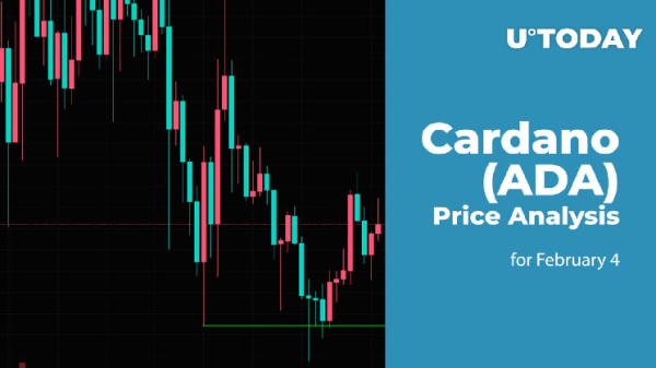 Cardano (ADA) Price Analysis for February 4 Cardano (ADA) Price Analysis for February 4